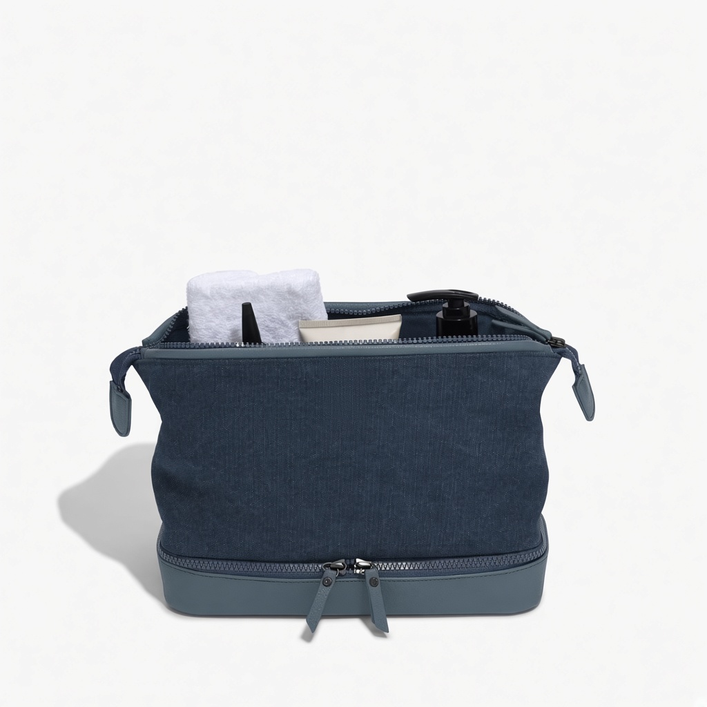 Großer Wäschesack aus Canvas – Blau Großer Wäschesack aus Canvas – Blau