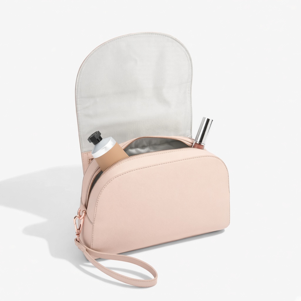 Wickel-Make-up-Tasche – Rouge