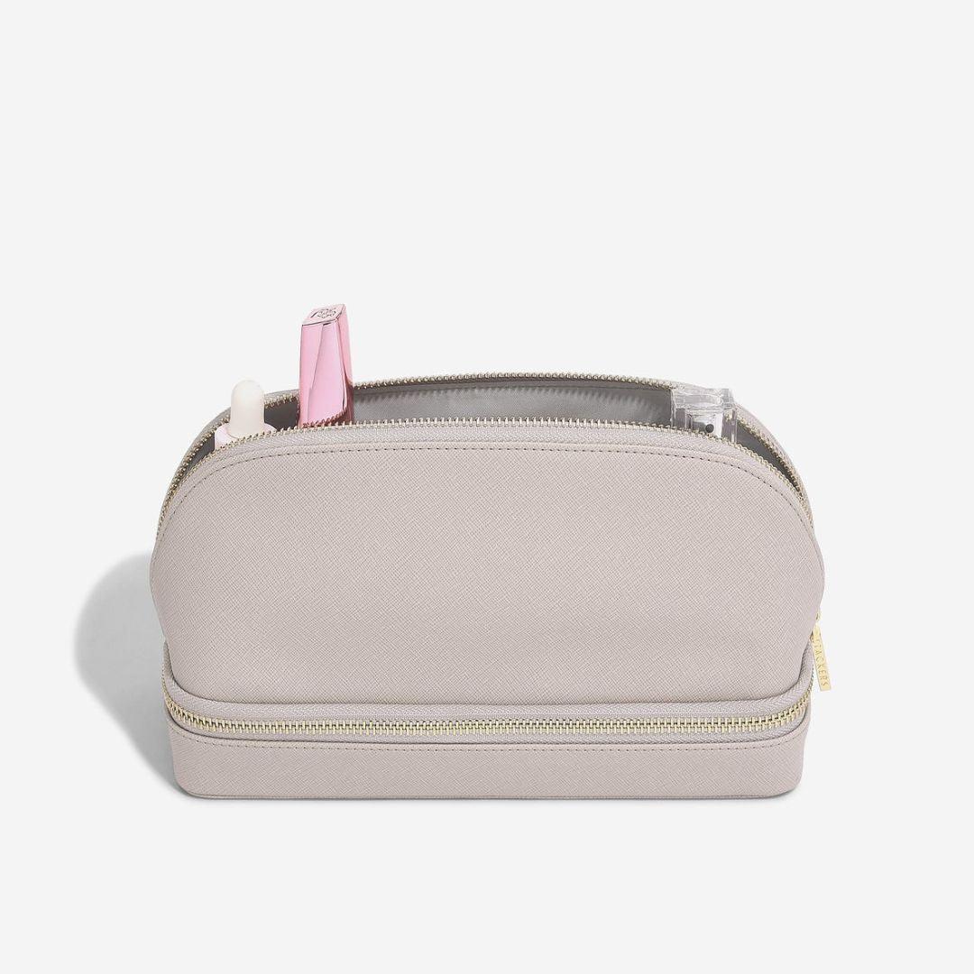 Kosmetik- und Schmucktasche – Taupe